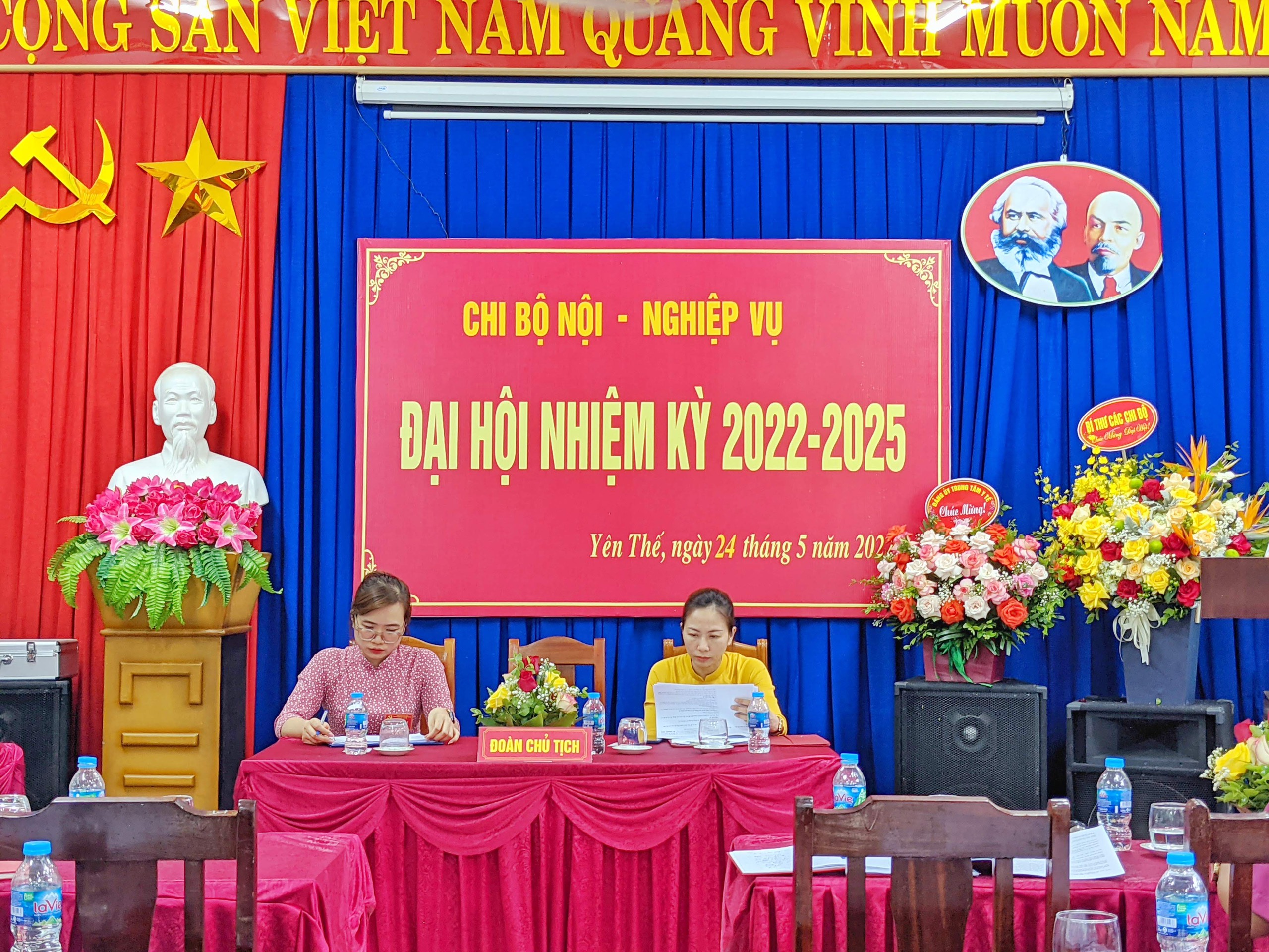 CHI BỘ NỘI - NGHIỆP VỤ ĐẠI HỘI NHIỆM KỲ 2022-2025