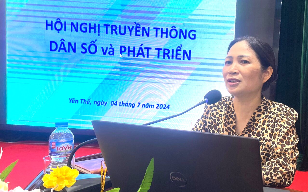 Yên Thế tổ chức Hội nghị Truyền thông về Dân số và phát triển