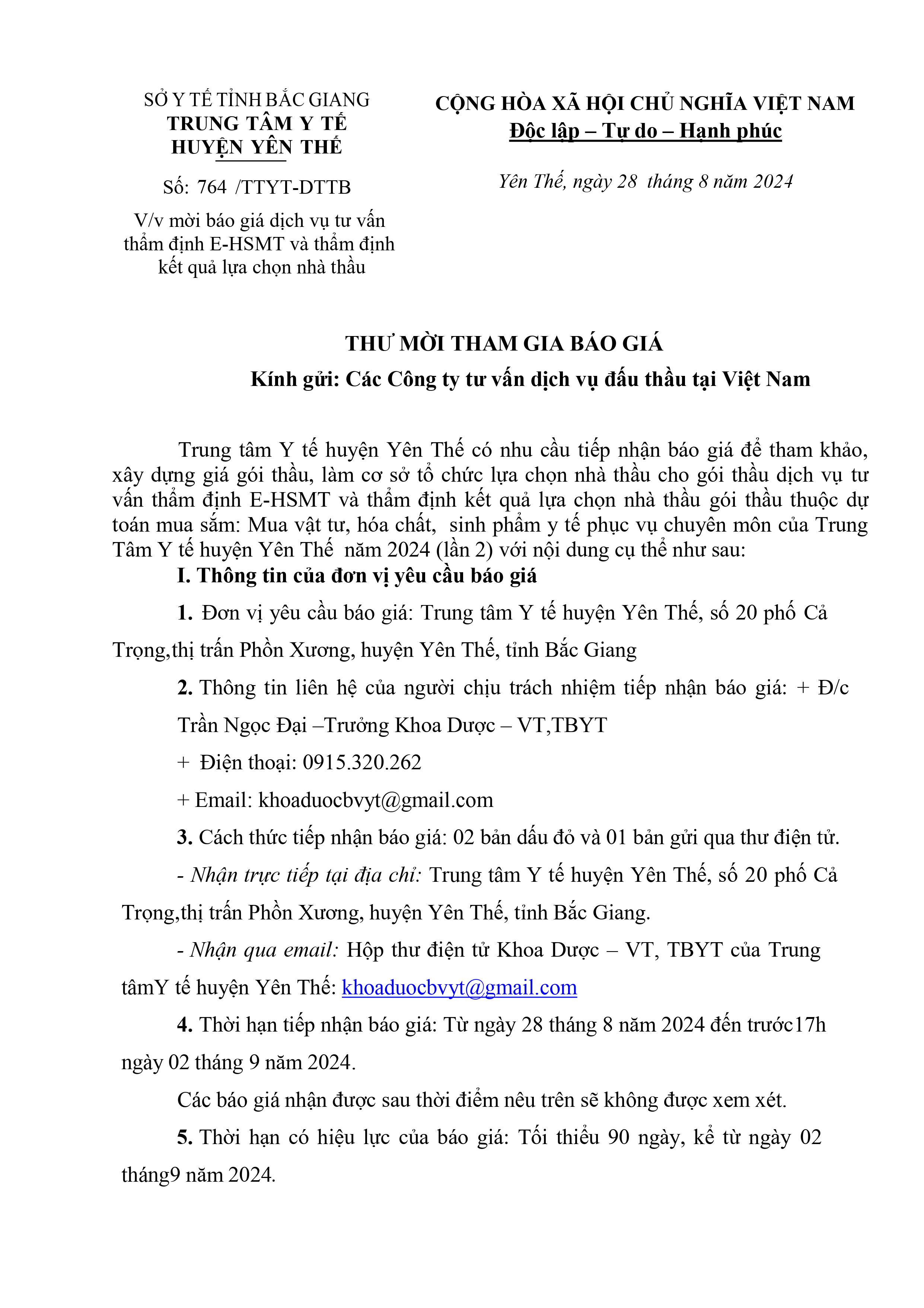 Thư mời báo giá dịch vụ tư vấn thẩm định E-HSMT và thẩm định kết quả lựa chọn nhà thầu|https://trungtamytehuyenyenthe.vn/ja_JP/chi-tiet-tin-tuc/-/asset_publisher/M0UUAFstbTMq/content/thu-moi-bao-gia-dich-vu-tu-van-tham-inh-e-hsmt-va-tham-inh-ket-qua-lua-chon-nha-th-1