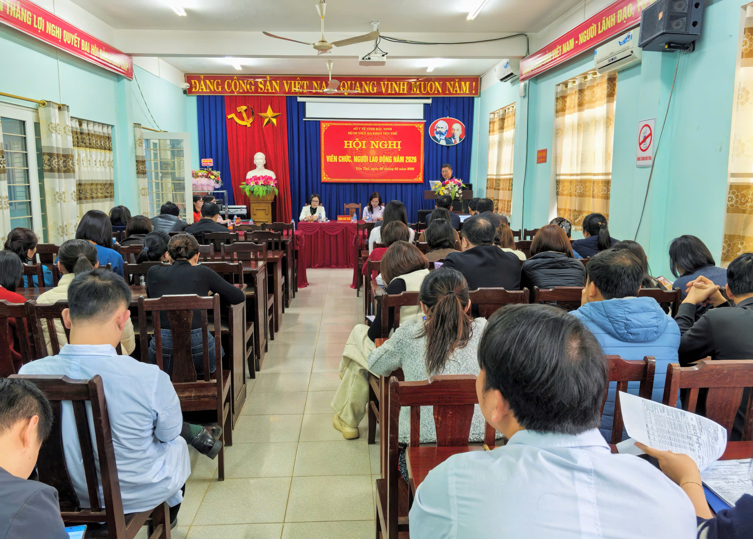 BỆNH VIỆN ĐA KHOA YÊN THẾ TỔ CHỨC THÀNH CÔNG HỘI NGHỊ VIÊN CHỨC, NGƯỜI LAO ĐỘNG NĂM 2026