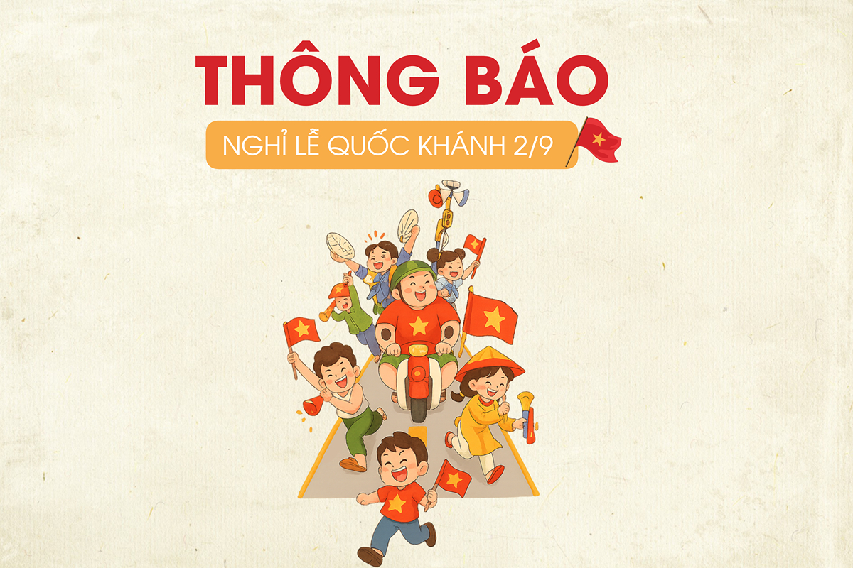 THÔNG BÁO NGHỈ LỄ QUỐC KHÁNH 2/9